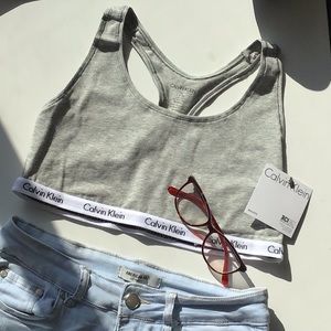 NWT Calvin Klein Carousel Racerback Bralette